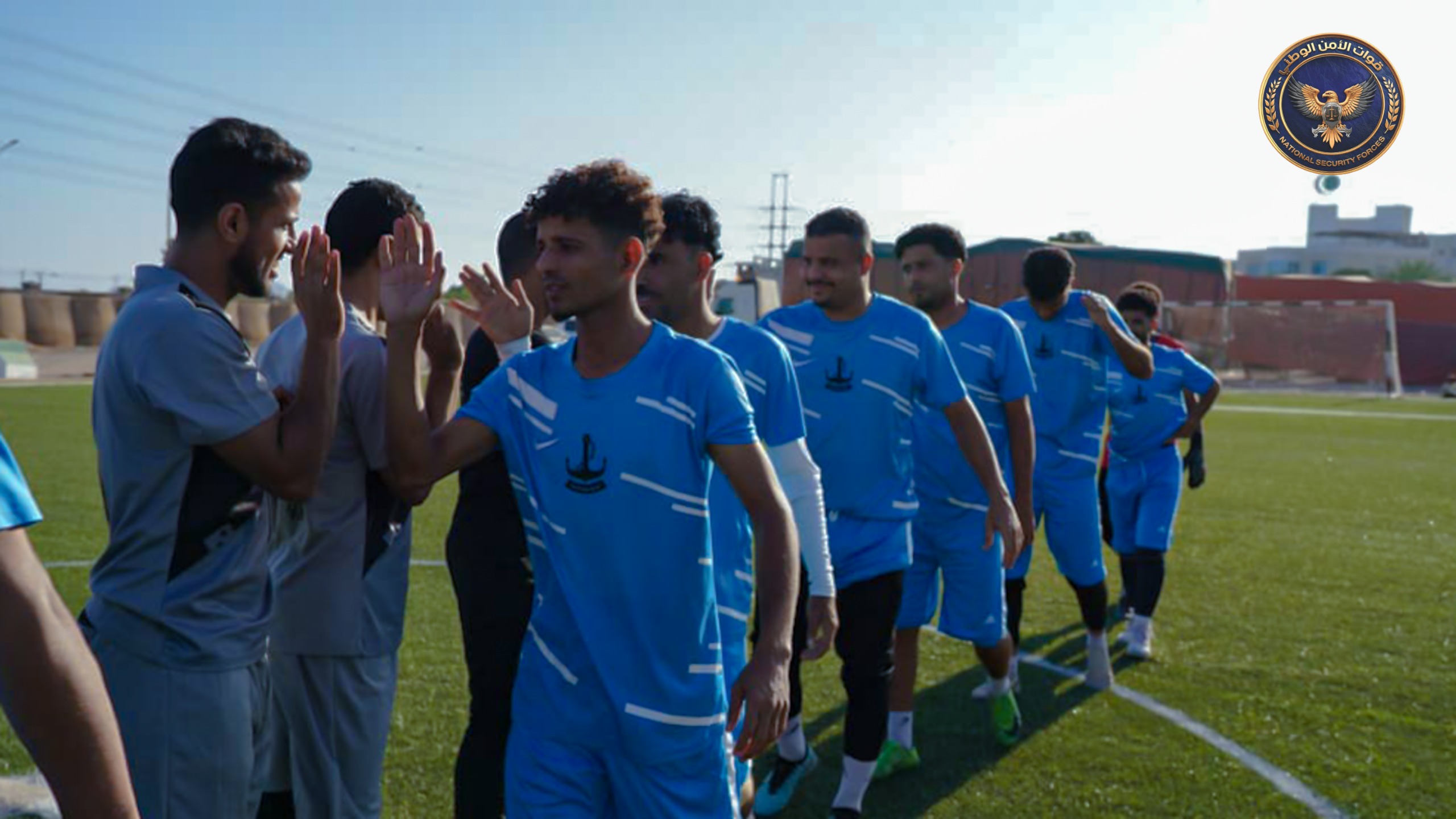 ميناء الزيت يتجاوز اللواء 13 صاعقة بصعوبة في بطولة قوات الأمن الوطني الرمضانية لكرة القدم