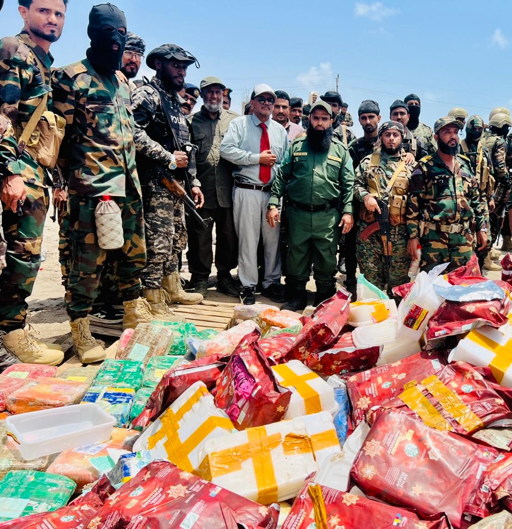 إتلاف أكثر من طن من المخدرات المضبوطة بعدن بحضور رسمي وأمني